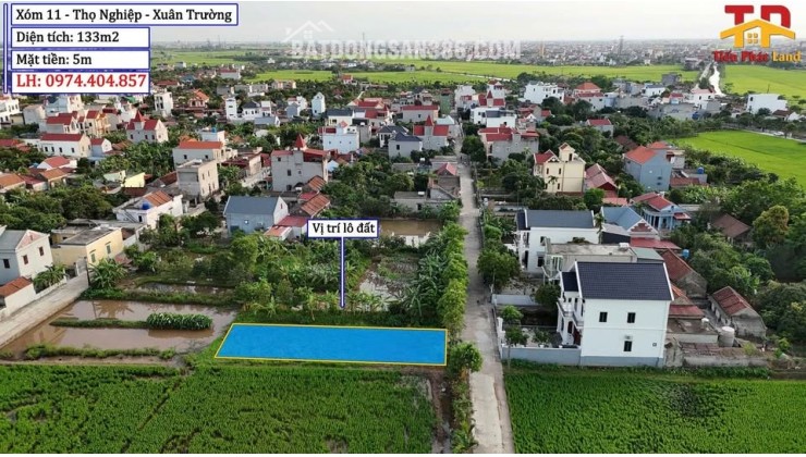 Bán Đất Tại Thọ Nghiệp 3 Mặt Tiền Diện Tích 133m² full Thổ Cư- Xuân Trường