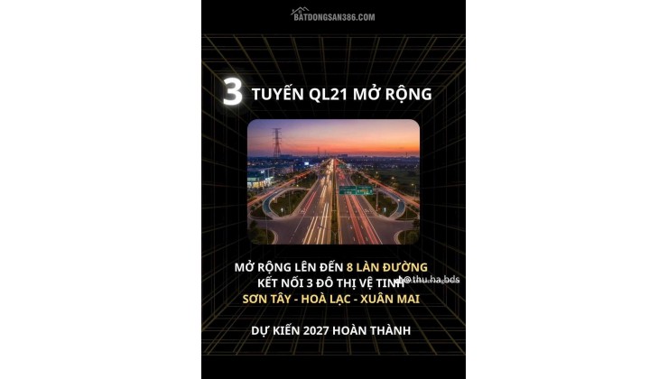  HÒA LẠC – “QUẬN 9” CỦA MIỀN BẮC?
Nếu BĐS Quận 9 từng tăng giá hơn 10 lần nhờ Khu Công nghệ cao, thì hôm nay Hòa Lạc đang đi đúng quỹ đạo đó –