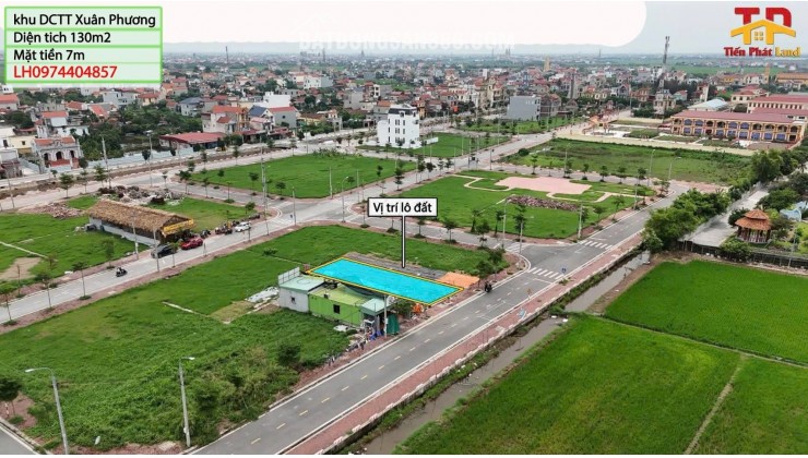 Bán Lô Đất Đẹp Tại Khu DCTT Xuân Phương - Xuân Trường