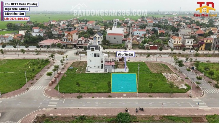 Giá Đầu Tư Lô BT Trục Chính Khu DCTT Xuân Phương, Xuân Trường