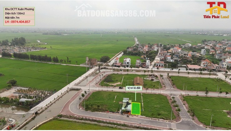 Bán Lô Đất Đẹp Tại Khu DCTT Xuân Phương - Xuân Trường