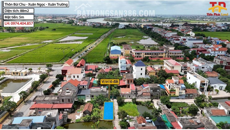 Bán Lô Đất Đẹp  88m² Tại Bùi Chu - Xuân Ngọc - Xuân Trường