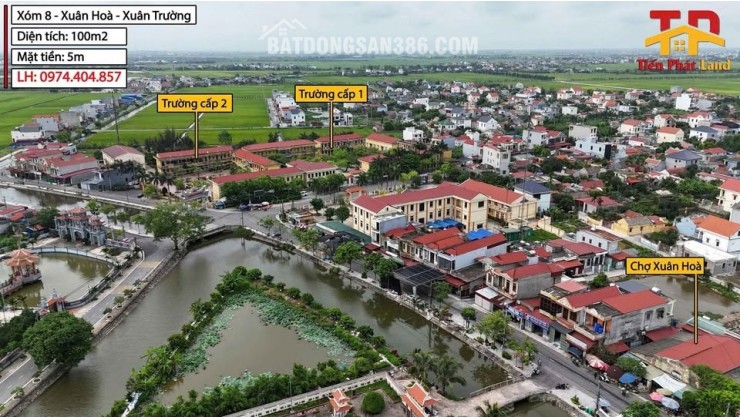 Bán Căn Nhà 2 Tầng Ngay Chợ Xóm 8 Xuân Hòa - Xuân Trường