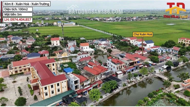 Bán Căn Nhà 2 Tầng Ngay Chợ Xóm 8 Xuân Hòa - Xuân Trường