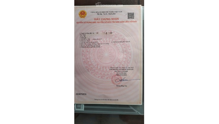 CHÍNH CHỦ CẦN BÁN Ô ĐẤT CỰC VÍP LK14 KĐT CENTRAL PARK, CẨM KHÊ, PHÚ THỌ, 100M2 CHỈ 2.33TỶ, LH:0915163666