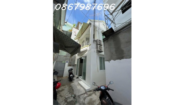 Nhà 2 tầng Lê Đại Hành _ GÓC 2 MẶT THOÁNG ( hẻm 2 xe máy 2,3m ) Giá: 2,45 tỷ