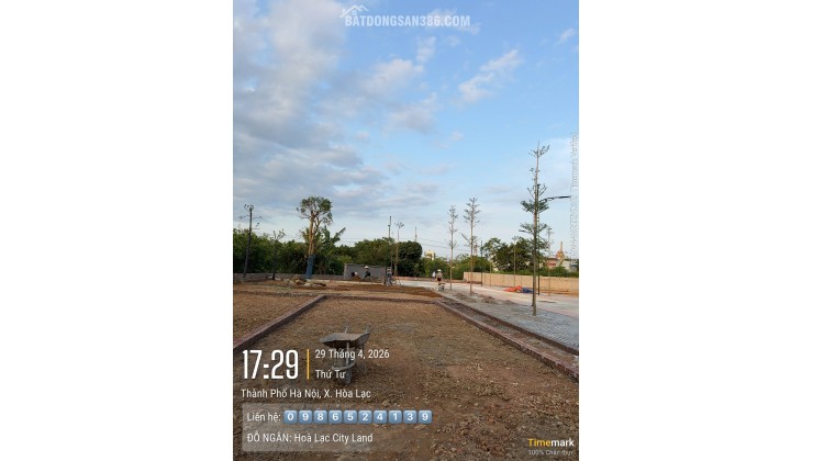 100m full thổ ngay chợ Hoà Lạc – giá ngoại giao, cơ hội đầu tư hiếm