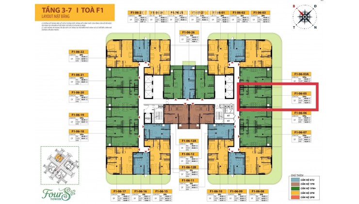 Độc quyền, bán quỹ căn dự án Sun Fours Tower, căn đẹp trong phân khúc, giá chỉ nhỉnh 2 tỷ