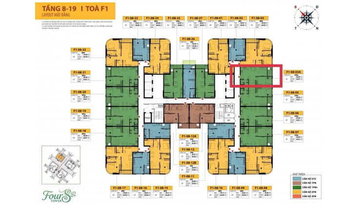 Độc quyền, bán quỹ căn dự án Sun Fours Tower, căn đẹp trong phân khúc, giá chỉ nhỉnh 2 tỷ