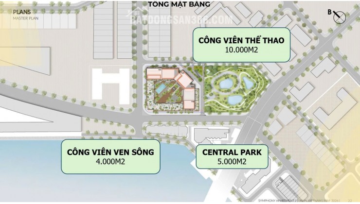 Chỉ 1,x TỶ SỞ HỮU NGAY CĂN HỘ MẶT SÔNG HÀN SUN SYMPHONY 5.