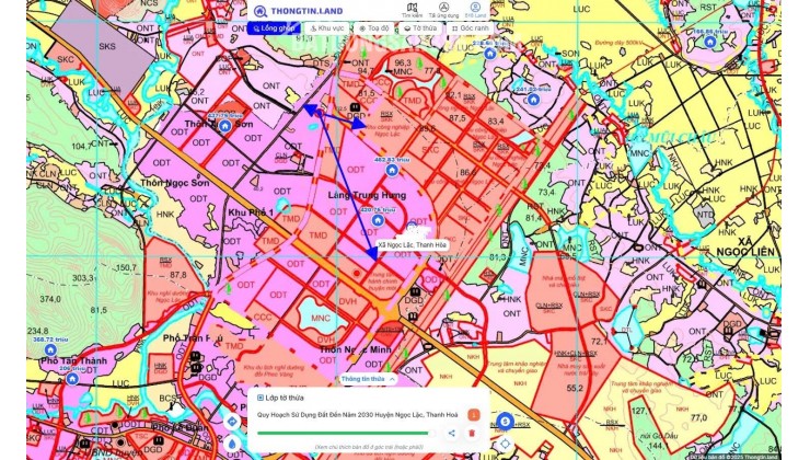 ĐẤT ĐẸP - GIÁ TỐT – CHÍNH CHỦ CẦN BÁN ĐẤT Ngõ 444 Đường Phố 1, Xã Quang Trung, Ngọc Lặc, Thanh Hóa