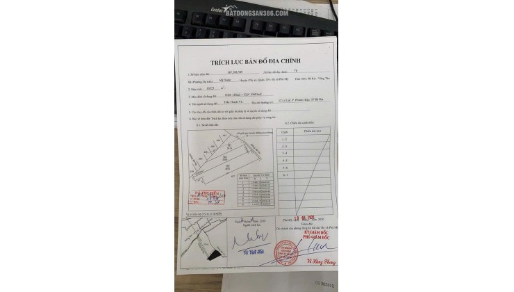 HÓT HÓT ĐẤT ĐẸP – GIÁ TỐT CHÍNH CHỦ CẦN BÁN ĐẤT Tại Xã Mỹ Xuân, Thị Xã Phú Mỹ, Tỉnh Bà Rịa – Vũng Tàu