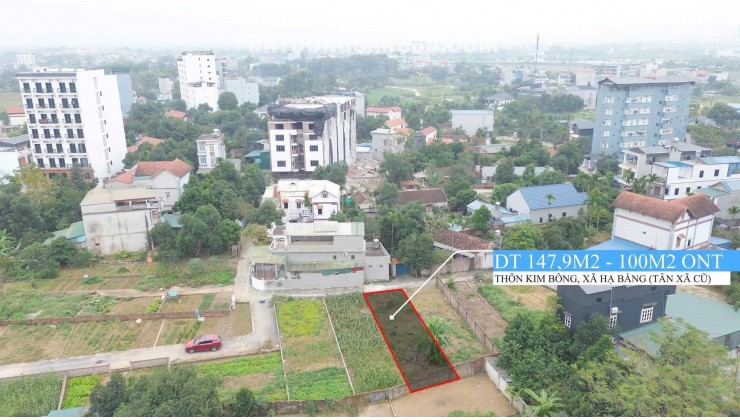 Lô đất lỗi giá Kim Bông - Tân Xã chỉ 30tr/m² | Cách CNC 1km | Rẻ hơn thị trường gần 30%