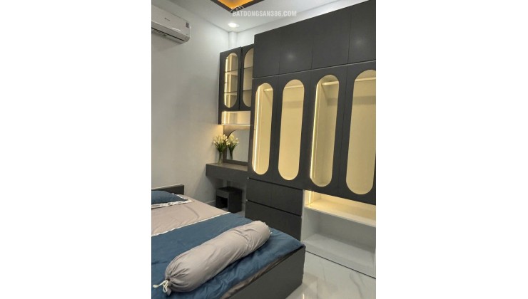 NHÀ MỚI 2 TẦNG  HẺM XE  HƠI  HUỲNH TẤN PHÁT Q7. 104M2-4PN-6.350TY