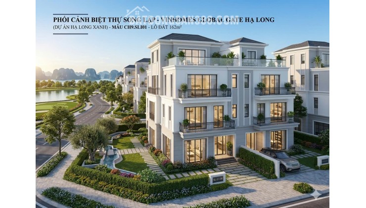 Biệt thự 162m2, 4 tầng, 12PN, sổ đỏ, QL18, Hạ Long - 15 tỷ