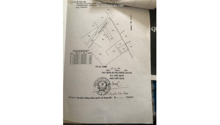 CHỦ ĐẤT CẦN BÁN  GẤP 2 MIẾNG ĐẤT BÌNH CHÁNH ẤP 3 TÂN QÚI TÂY. LH:0909304773.