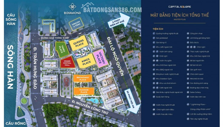 Tập Đoàn BRG mở bán Toà Capital Square view trực diện Sông Hàn ngay cạnh VinCom Đà Nẵng