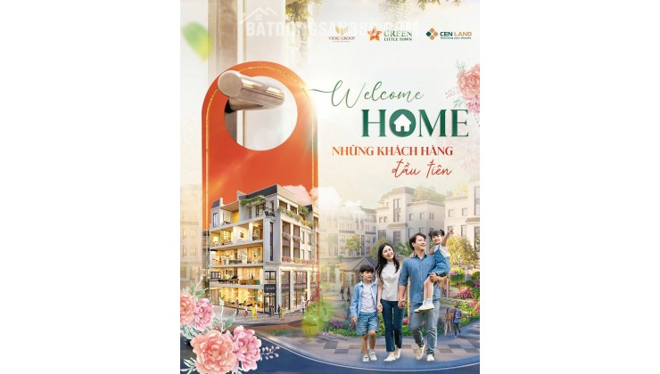 Bán Biệt Thự Liền kề Green Little Town Cổ Bi-đường phân làn- Lô góc 100m 5 tầng nhỉnh 19 tỷ(TL)