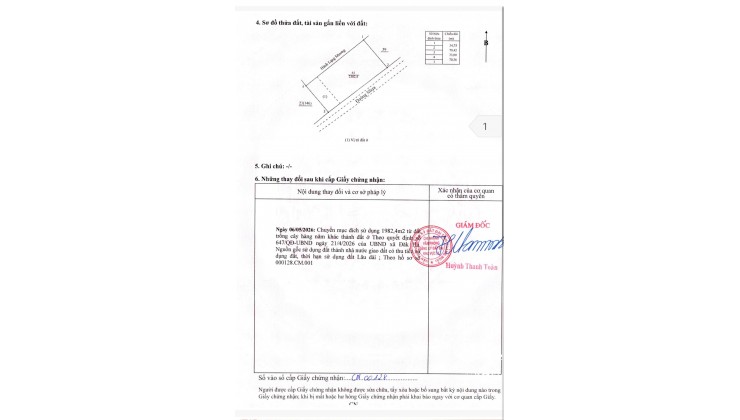 : Bán lỗ đất thổ cư 2.400 m2, mặt tiền rộng 70 m
