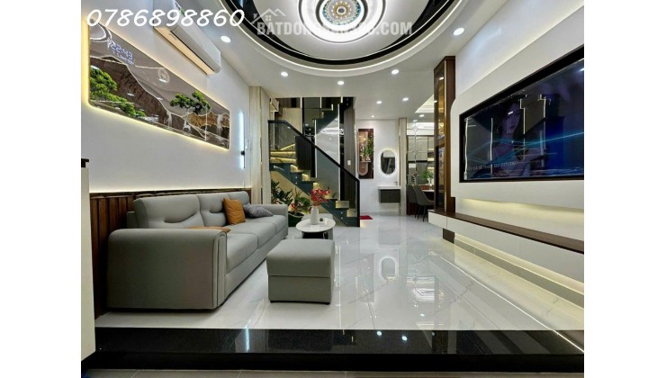 NHÀ MỚI ĐẸP – GÓC 2 MẶT THOÁNG – FULL NỘI THẤT CAO CẤP  HẺM 749 HUỲNH TẤN PHÁT, Q7