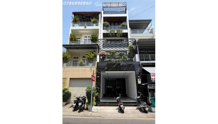 BÁN NHÀ MỚI 5 TẦNG MẶT TIỀN ĐƯỜNG LÂM VĂN BỀN – Q.7