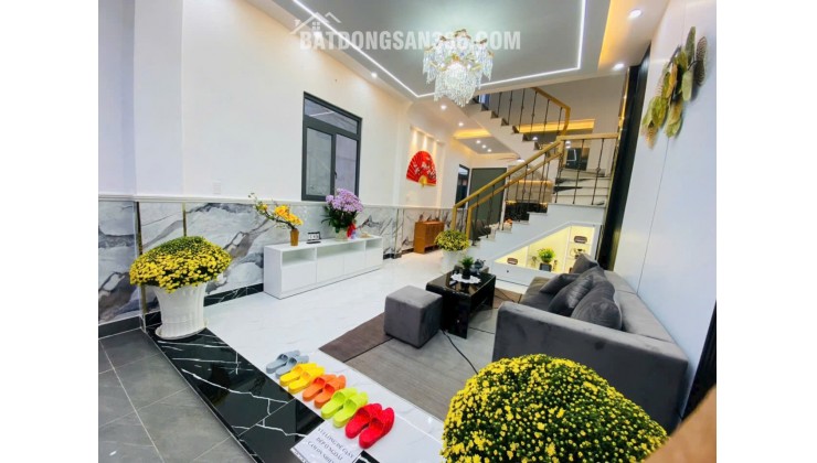 6,350 TỶ CÓ NHÀ MỚI FULL NỘI THẤT HUỲNH TẤN PHÁT, NHÀ BÈ (4X13) 3 TẦNG - 5PN - SỔ HỒNG RIÊNG