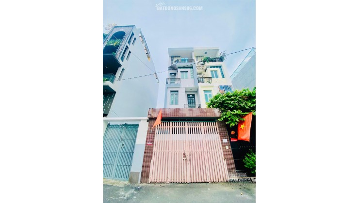 NGAY DƯƠNG QUẢNG HÀM, HẺM NHỰA 8M THÔNG, NHÀ 4 TẦNG 5 PHÒNG, GẤP BÁN HẠ 2,7 TỶ