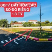 Bán gấp đất thổ cư 100m2 Hoà Lạc, Thạch Thất, Hà Nội. Sổ hồng. Giá 3 tỷ. LH: 0982791453