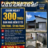 [SIÊU PHẨM CĂN GÓC] NHÀ MỚI ĐẸP ĐỐI DIỆN TRƯỜNG MẦM NON VĨNH TRUNG – TÂY NHA TRANG – ĐẤT 170M² – CÓ GARA Ô TÔ – GIÁ 4,39 TỶ