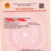 Diện tích khủng 225m2 (ngang 18m, dài 14m), thổ cư 100%,