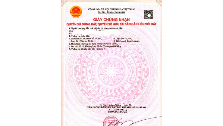 Bán 4 lô K82/22 Nguyễn Lương Bằng - trục thông Hoàng Thị Loan