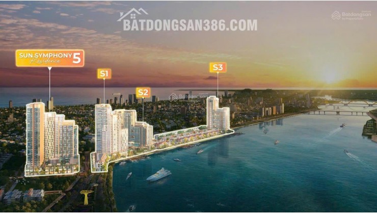 giỏ hàng độc quyền SRT căn trực diện sông, căn studio view biển giá siêu tốt