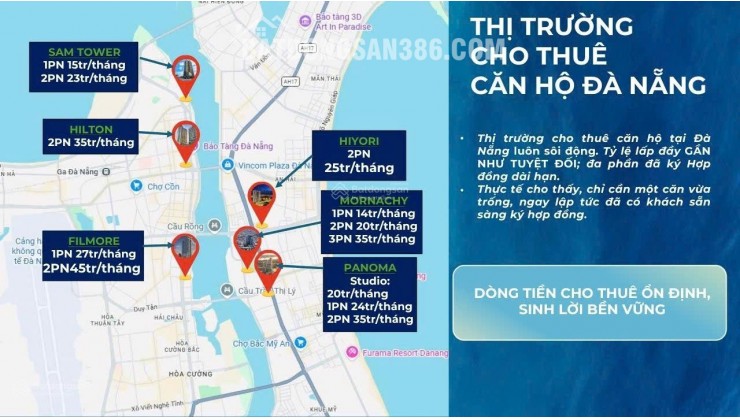 Sun Symphony 5 - Toà tháp cuối cùng tổ hợp Sun Symphony - trực diện pháo hoa sông Hàn