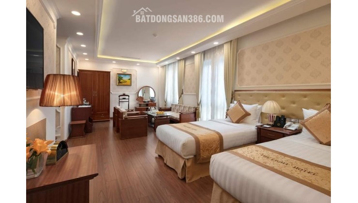 BÁN TÒA KS MẶT PHỐ LƯƠNG NGỌC QUYẾN, HOÀN KIẾM 335M2 10 TẦNG DÒNG TIỀN 20 TỶ/NĂM 799 TỶ