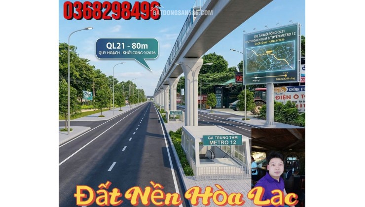 cắt lỗ, bán gấp mảnh đất Hoà Lạc 100m2 full thổ cư