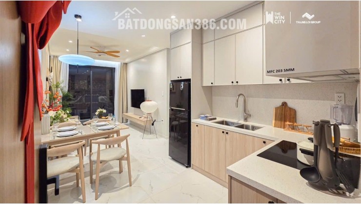 căn hộ 2PN gần Cầu Xáng - Bình Chánh chỉ 1.654 tỷ (100% đã Vat), bàn giao full nội thất cao cấp gỗ An Cường