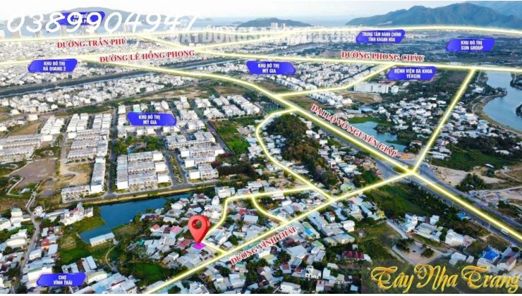 Nhà 2 tầng lại còn gara ô tô trong sân tại đường Vĩnh Thái, Phường Nam Nha Trang chỉ 2,99 tỷ