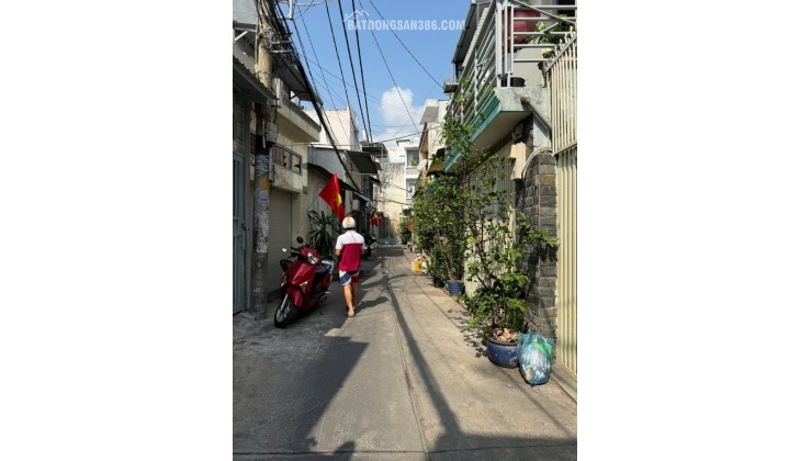 NGUYỄN SỸ SÁCH - TÂN BÌNH - 3 TẦNG - 2PN,3WC -  HẺM BÊ TÔNG SẠCH SẼ - 3.6 TỶ