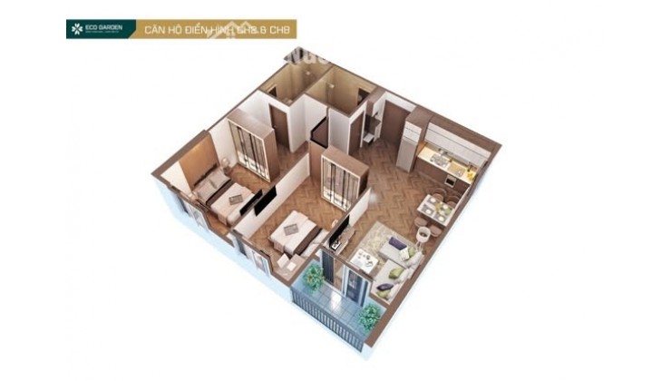 BÁN CĂN HỘ 1,5 TỶ TOÀ ECO GARDEN - DỰ ÁN ECO HỎME SÔNG THƯƠNG BẮC NINH