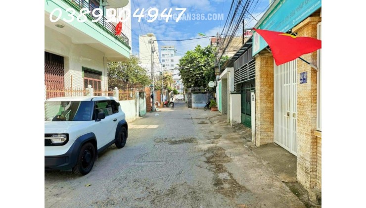 [ Nhà Đặng Tất - Góc 2 mặt tiền ] hẻm ô tô thông, cách biển Hòn Chồng 500m Giá : 9,2 tỷ