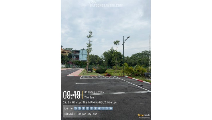 Lô đất gần chợ Hòa Lạc 200m , trục chính kinh doanh giá chỉ hơn 40tr/m