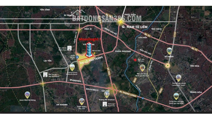 CHỈ TỪ 8X TR/M2 – SỞ HỮU CĂN HỘ 5 SAO MOONLIGHT 2 – KẾ CẬN METRO SỐ 7 – SỔ HỒNG LÂU DÀI