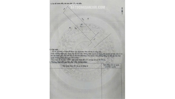 Chính chủ bán lô đất có sẵn nhà đang cho thuê xưởng, trc nhà oto tránh, xe oto to đỗ trong nhà, tại Tương Mai, Hoàng Mai