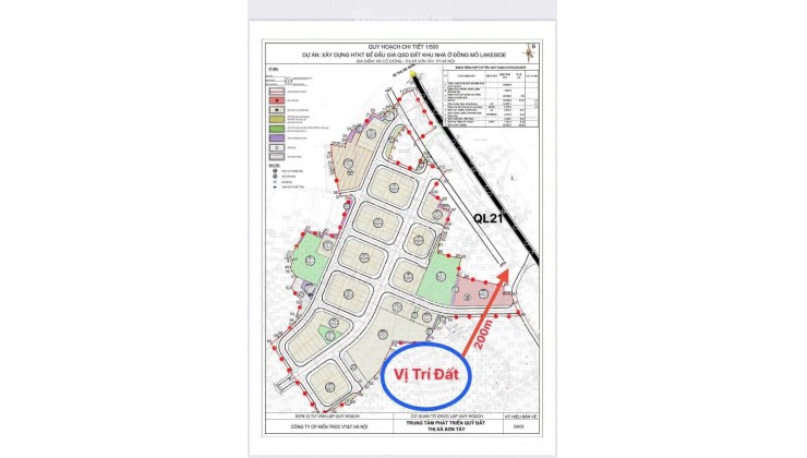 CẦN BÁN NHANH LÔ ĐẤT 100M2, MẶT ĐƯỜNG QL21A GIÁ NHỈNH 3 TỶ.