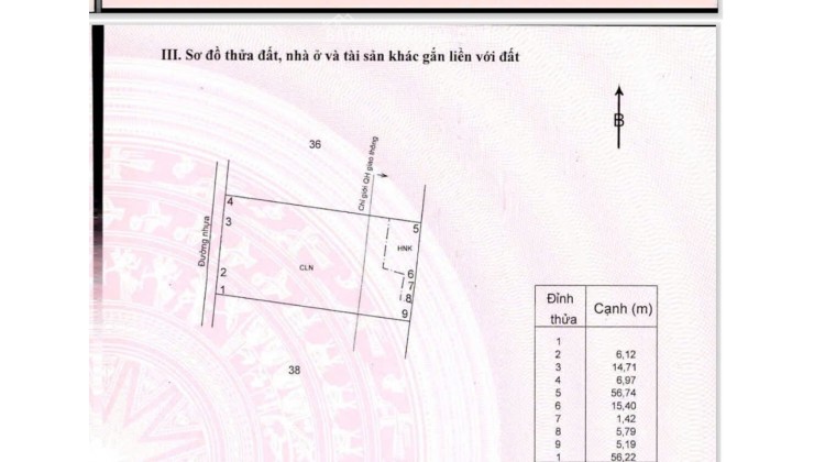 Diện tích đất rộng 1570m2 tại xã Hà Mòn. Vị trí đất cực thoáng, nằm hướng Bắc rất mát mẻ