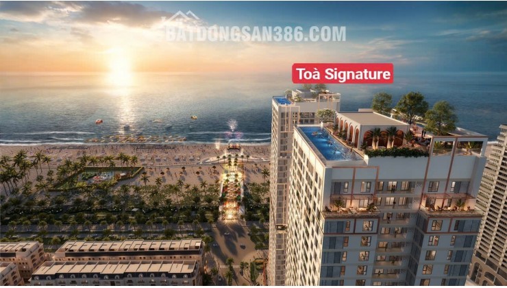 Căn hộ trực diện biển đẹp nhất biển Bảo Ninh - Bàn giao tiêu chuẩn quốc tế - sở hữu lâu dài