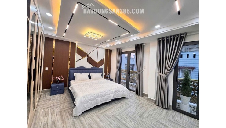 Bán Nhà Mới Xây 5 Tầng Giáp Tân Phú Hẻm ô tô 7 Chổ DT gần 60m2 Giá 7,6 Tỷ TL