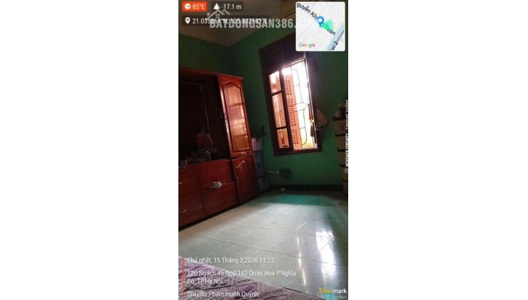 CHÍNH CHỦ CÓ PHÒNG CẦN CHO THUÊ TẠI QUAN HOA - PHƯỜNG NGHĨA ĐÔ - QUẬN CẦU GIẤY - TP HÀ NỘI