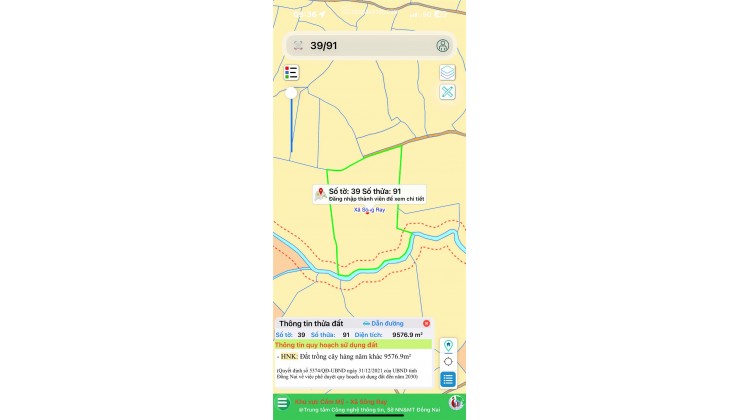 VỊ TRÍ ĐẸP - ĐẦU TƯ SINH LỜI - Chính Chủ Cần Bán Lô Đất Xã Sông Ray, Cẩm Mỹ, Đồng Nai