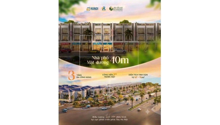 BÁN LIỀN KỀ DỰ ÁN ECOMONY BÁC AN KHÁNH HƯỚNG CÔNG VIÊN
